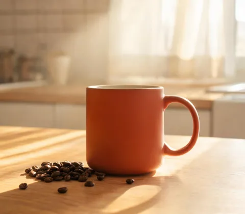 Yeti coffee mug with handle