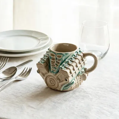 v8 engine coffee mug